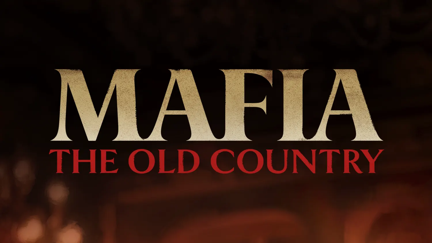 Mafia The Old Country