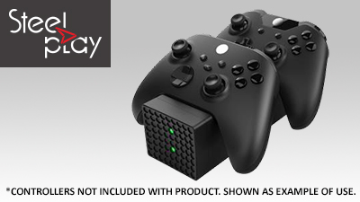 STEELPLAY Kit Charging Station + 2 batteries for XBOX SERIES X and XBOX ONE controllers