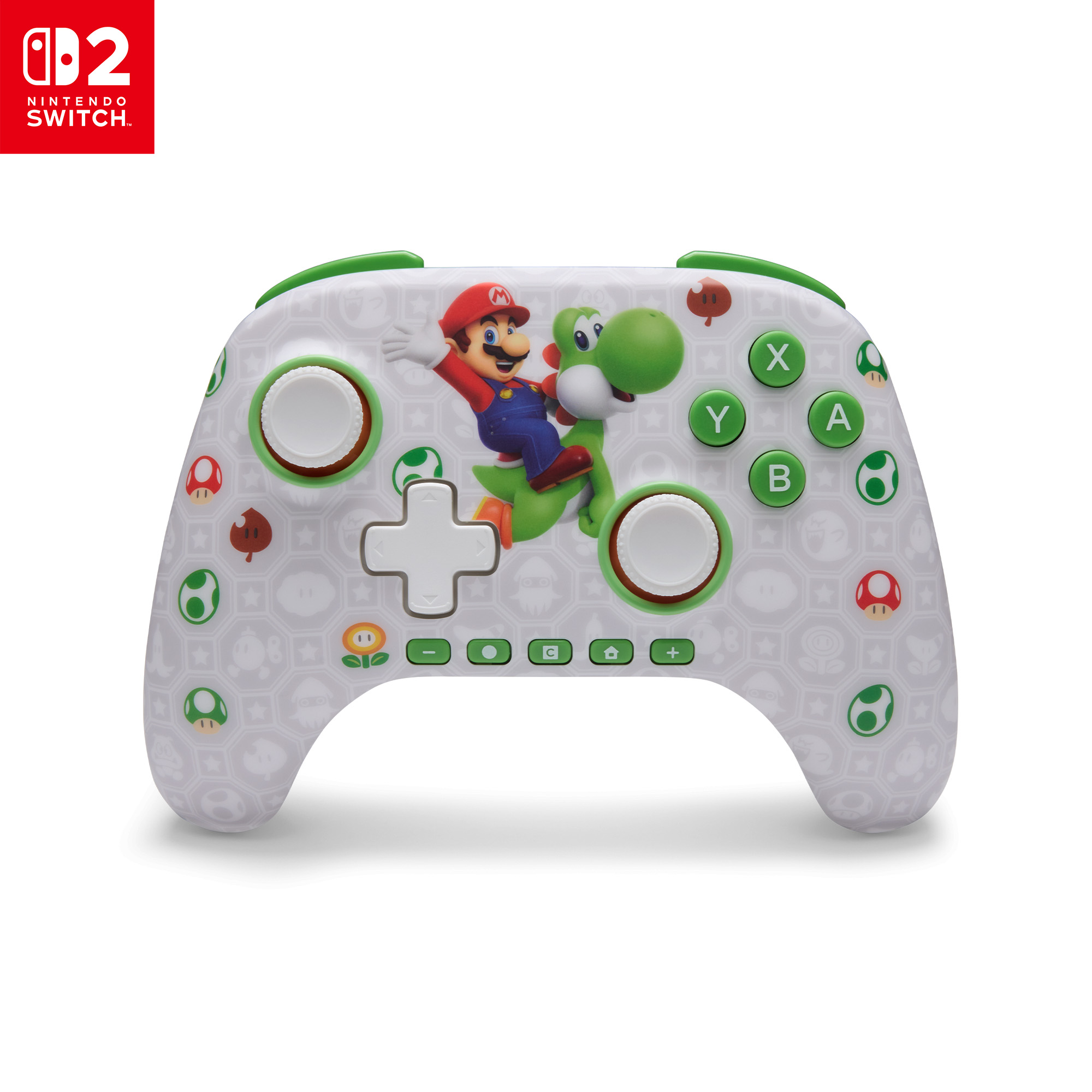 PowerA - Advantage Wireless Controller - Mario & Yoshi