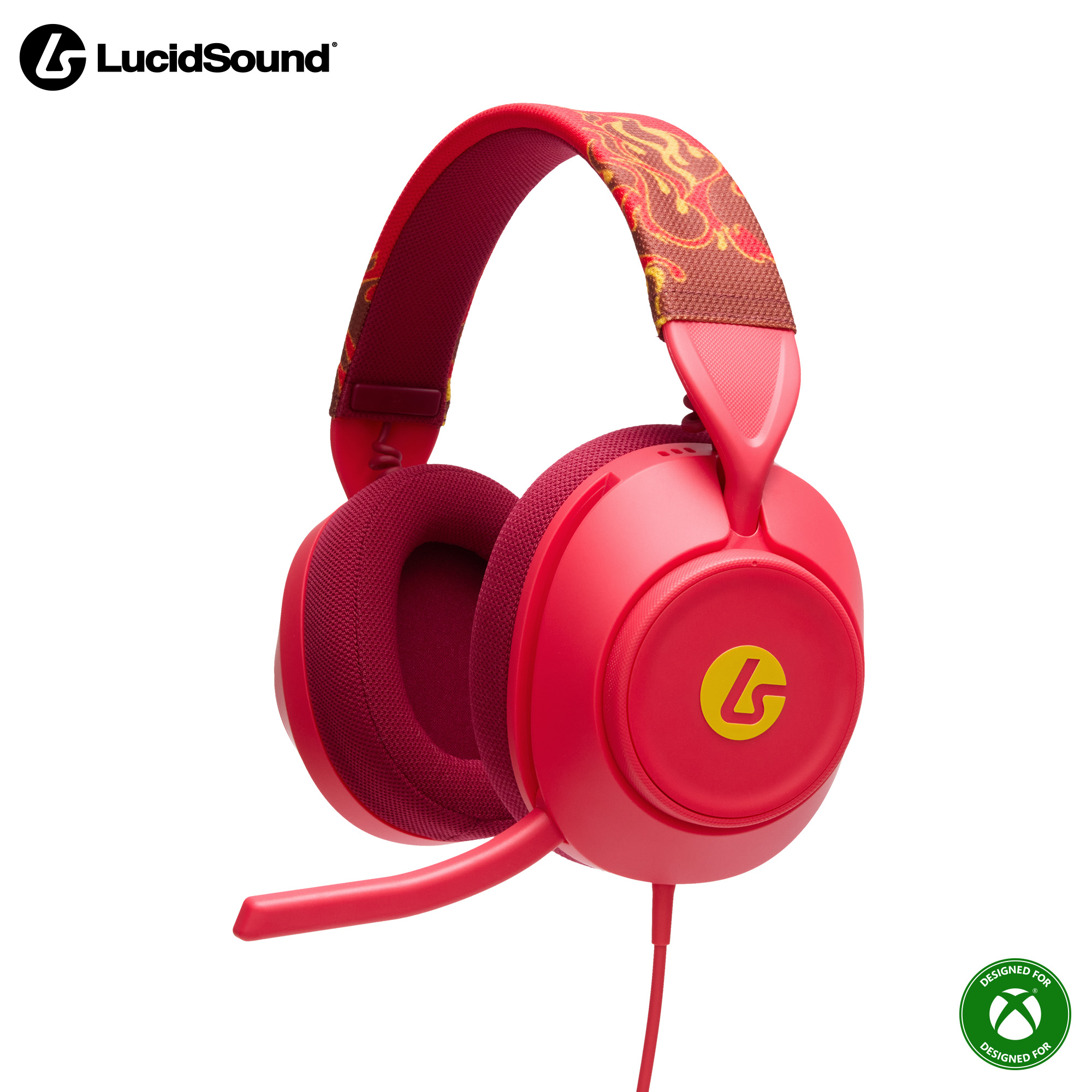 PowerA - LS10X Gen 2 Wired Headset for Xbox Series X/S Red Blaze